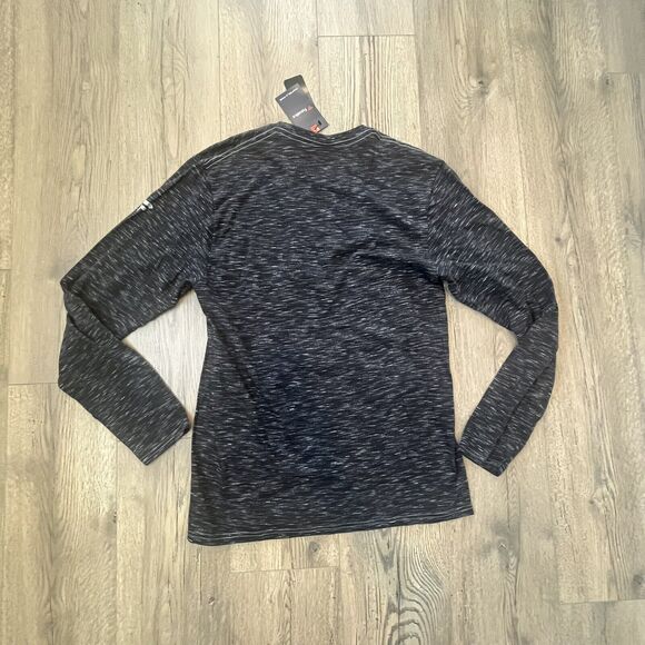 NWT Miami Dolphins Long Sleeve Mens Shirt Fanatics Grey “Go Fins” NFL Sz M - Picture 2 of 7